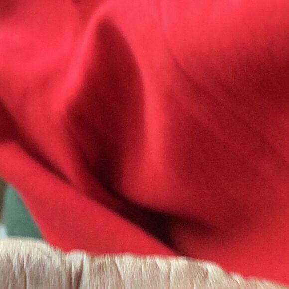 Ozibiz Australia Cashmere Blend Vtg Red Blazer 12 - Picture 7 of 8